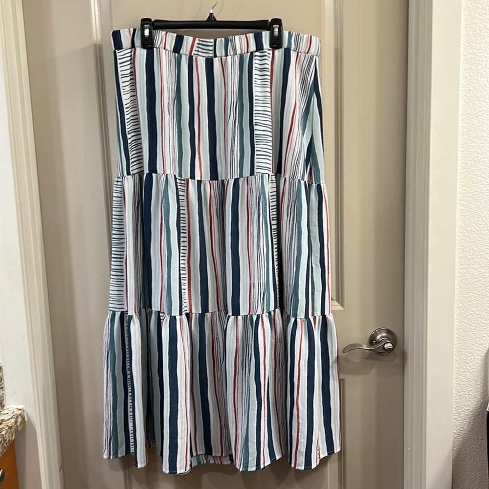 Lane Bryant Tiered Maxi Skirt